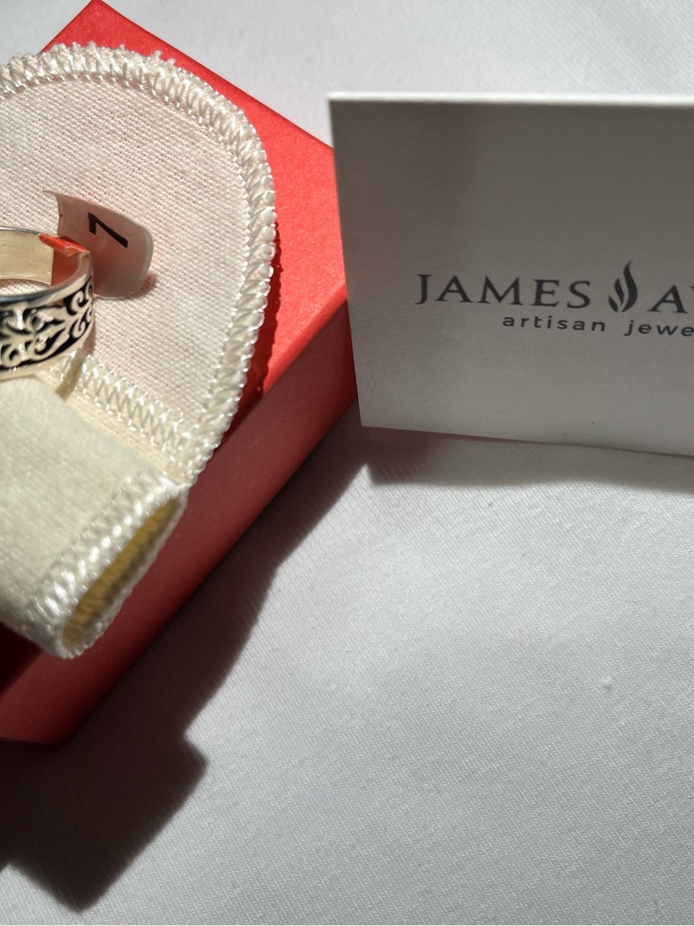 James avery adoree 925 AMETHYST RING size 7 -NEW WITH BOX. - Picture 7 of 12